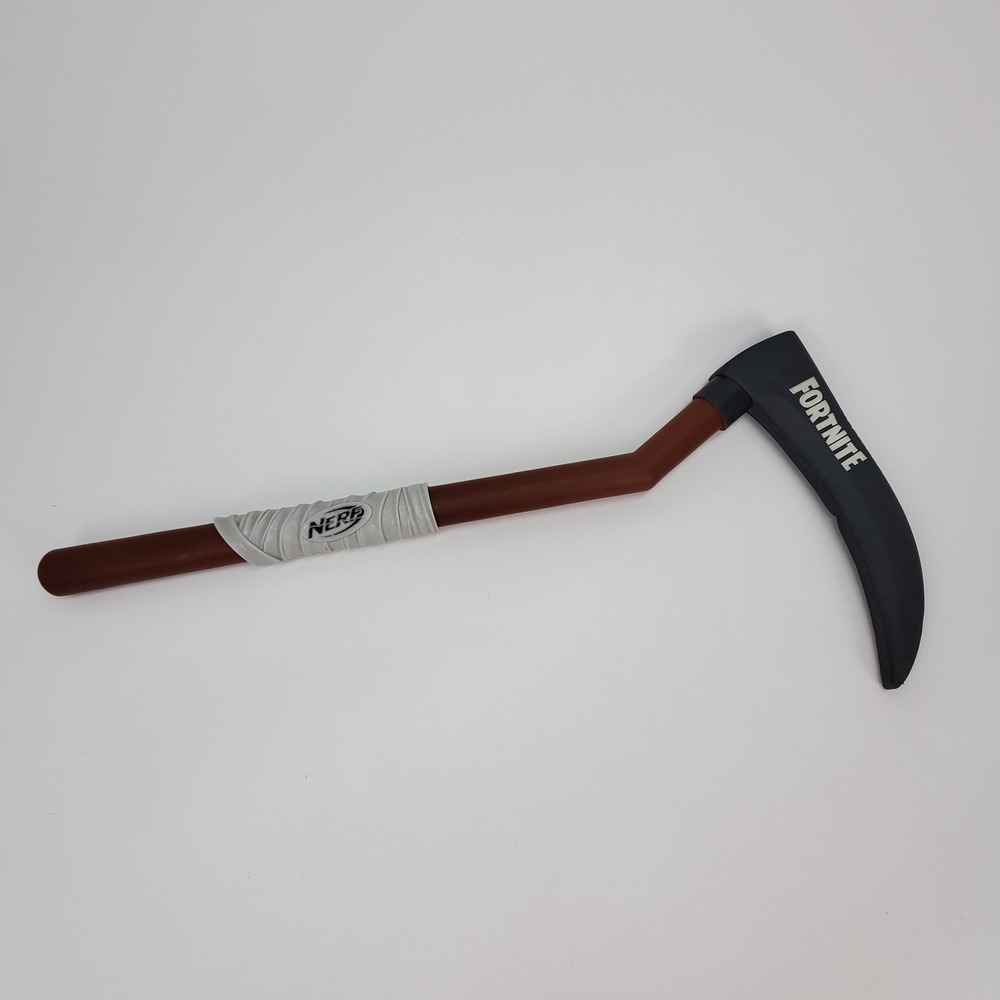 Nerf Fortnite Scythe Melee Foam Harvesting Tool Brown Black Cosplay Accessory